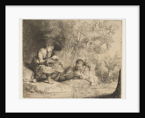 The Flute Player, 1642 by Rembrandt Harmensz van Rijn