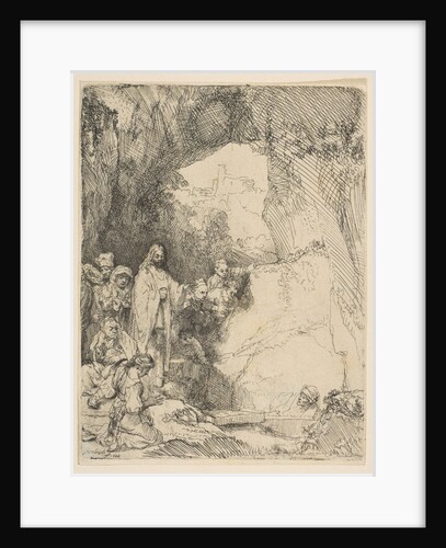 The Raising of Lazarus, small plate, 1642 by Rembrandt Harmensz van Rijn