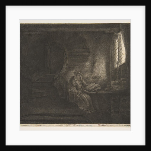 St. Jerome in a Dark Chamber, 1642 by Rembrandt Harmensz van Rijn
