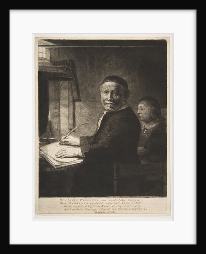 Lieven Willemsz van Coppenol with his Grandson, ca. 1658 by Rembrandt Harmensz van Rijn