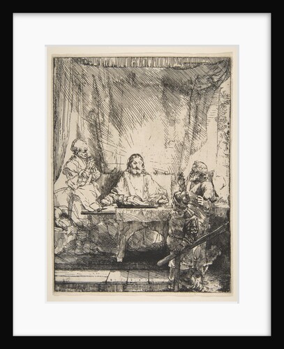 The Supper at Emmaus, 1654 by Rembrandt Harmensz van Rijn