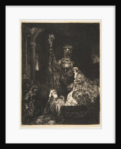 The Presentation in the Temple in the Dark Manner, ca. 1654 by Rembrandt Harmensz van Rijn
