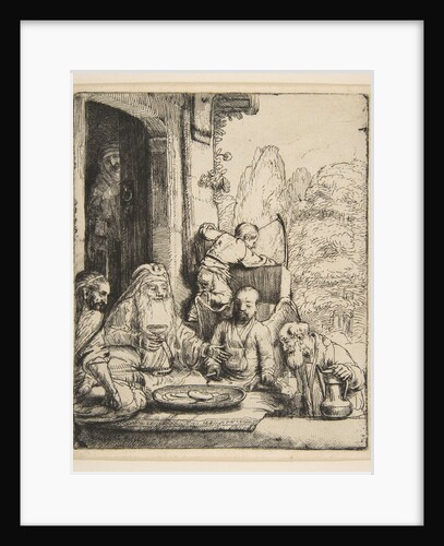 Abraham Entertaining the Angels, 1656 by Rembrandt Harmensz van Rijn