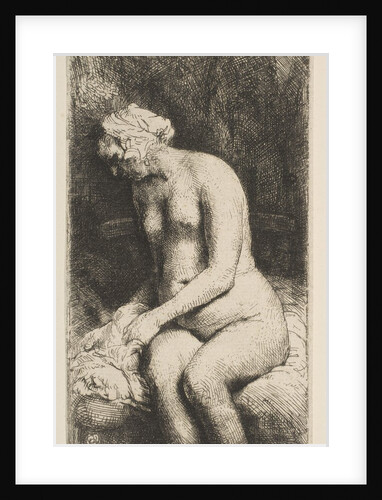 Woman Bathing Her Feet at a Brook, 1658 by Rembrandt Harmensz van Rijn