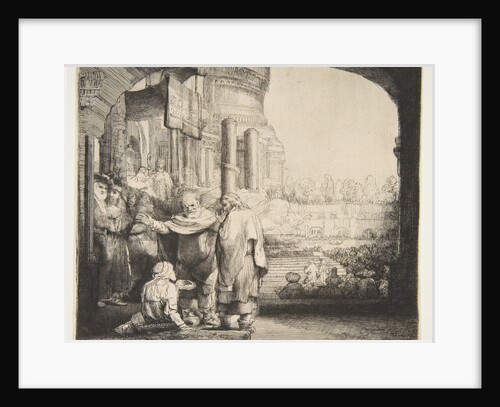 Peter and John Healing the Cripple at the Gate of the Temple, 1659 by Rembrandt Harmensz van Rijn