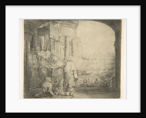 Peter and John Healing the Cripple at the Gate of the Temple, 1659 by Rembrandt Harmensz van Rijn