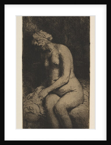 Woman Bathing Her Feet at a Brook, 1658 by Rembrandt Harmensz van Rijn