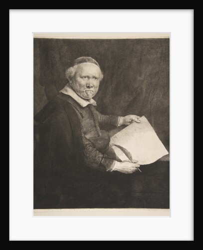 Portrait of Lieven Willemsz van Coppenol, Writing Master, 1658 by Rembrandt Harmensz van Rijn