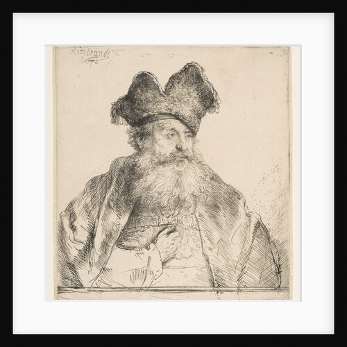 Old Man with Divided Fur Cap, 1640 by Rembrandt Harmensz van Rijn