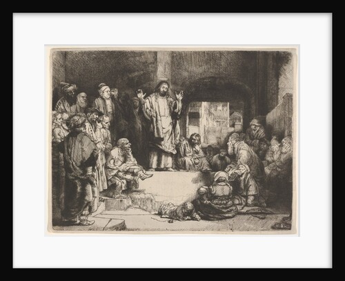 Christ Preaching, called La Petite Tombe, ca. 1657 by Rembrandt Harmensz van Rijn