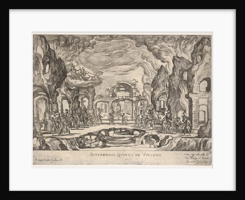 Fifth Interlude: Vulcan, from the series 'Seven Interludes'…, 1608 by Remigio Cantagallina