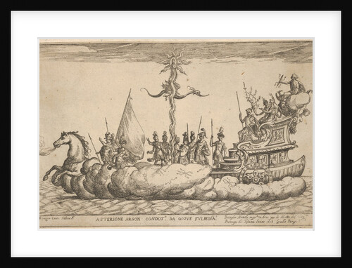 Asterion, from the series 'Vessels of the Argonauts' for the wedding celebration of Cosimo…, 1608 by Remigio Cantagallina