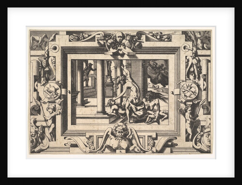 Medea Kills her Two Children by Jaso by Rene Boyvin