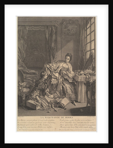 Fashion Merchant, 1746-55 by Rene Gaillard