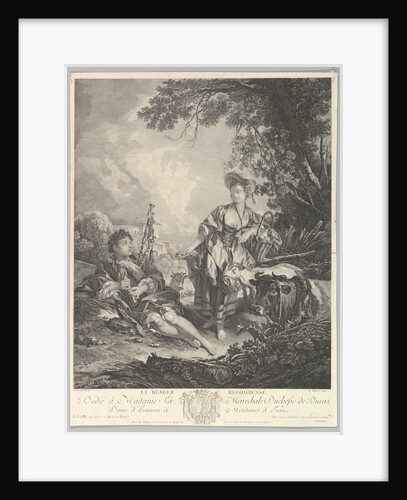 Le Berger Recompensé, 18th century by Rene Gaillard