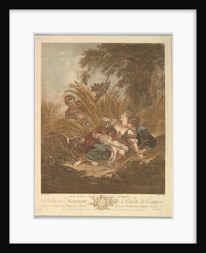 Les Amans Surpris, 18th century by Rene Gaillard