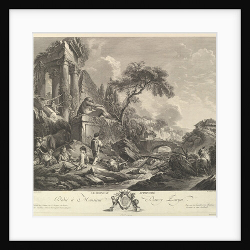 Le Moineau Apprivoisé, 18th century by Rene Gaillard