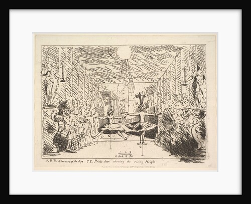 The Charmers of the Age, March 1, 1782 by Richard Livesay