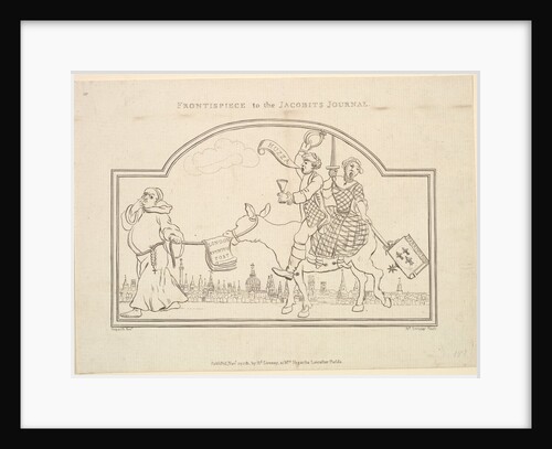 Frontispiece to 'The Jacobite's Journal', November 27, 1781 by Richard Livesay