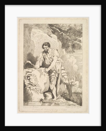 Retiring Wounded from Battle, July 19, 1779 by Robert Blyth