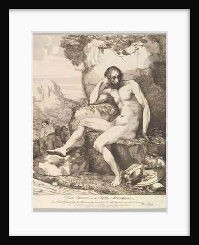 Don Quixote in the Sable Mountains, October 20, 1782 by Robert Blyth