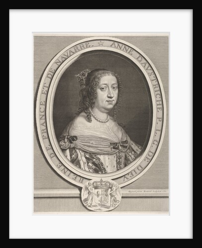 Anne of Austria, 1660 by Robert Nanteuil