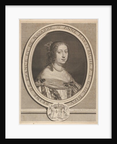 Anne of Austria, 1660 by Robert Nanteuil