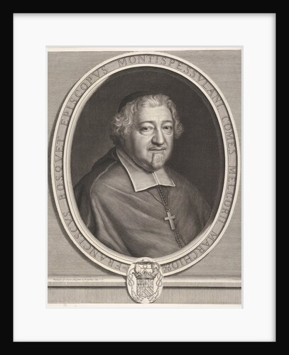 François Bosquet, 1671 by Robert Nanteuil