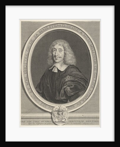 Melchior de Gillier, 1652 by Robert Nanteuil