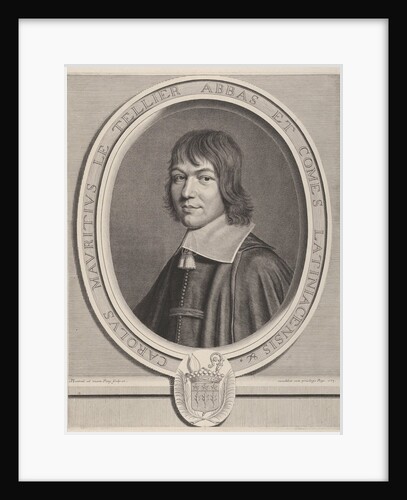 Charles-Maurice Le Tellier, 1663 by Robert Nanteuil