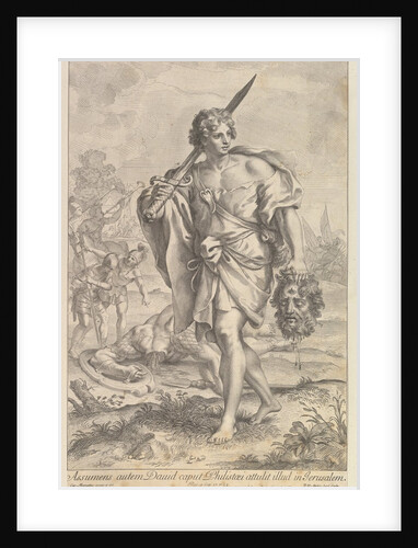David with the Head of Goliath, 1680-1743 by Robert van Audenaerde