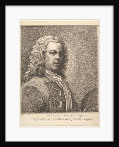 William Hogarth, Self-portrait, 1785 by Samuel Ireland