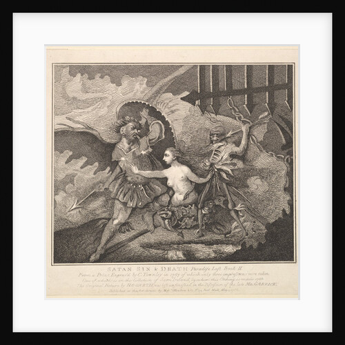 Satan, Sin and Death, May 1, 1788 by Samuel Ireland