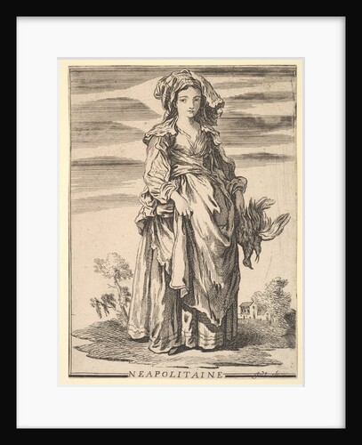 Reverse copy of Neapolitaine, from Recueil de diverses fig.res étrangeres Inventée…, 18th century by Unknown