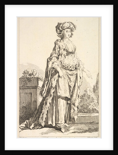 Dame de Constantinople, from Recueil de diverses fig.res étrangeres Inventées par …, 18th century by Simon François Ravenet