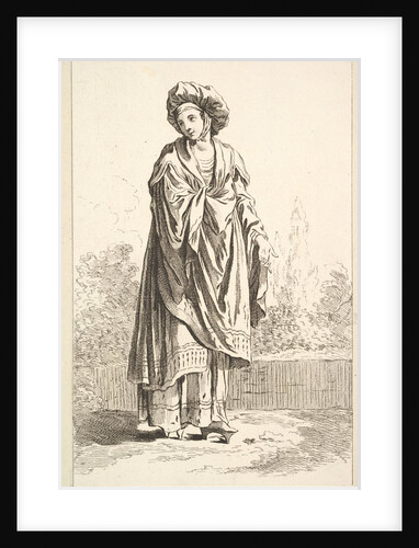 Femme de Macédoine, from Recueil de diverses fig.res étrangeres Inventées par F. B…, 18th century by Simon François Ravenet