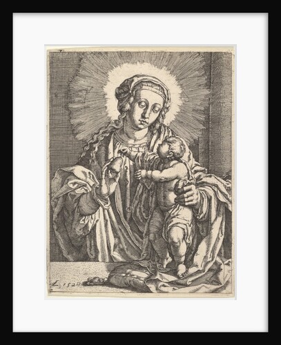 Virgin and Child by Simon Wynhoutsz Frisius