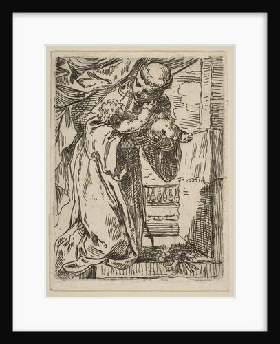 Saint Anthony of Padua holding the Christ Child, ca.1635-1636 by Simone Cantarini