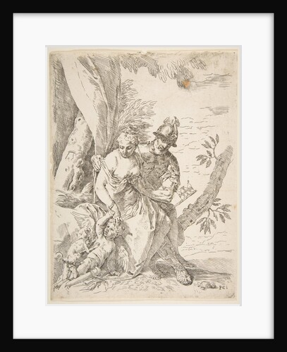 Mars, Venus, and Cupid, ca.1637-1639 by Simone Cantarini