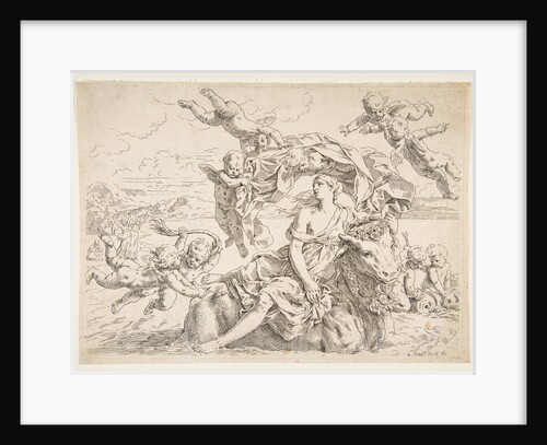 Rape of Europa, ca. 1636 by Simone Cantarini