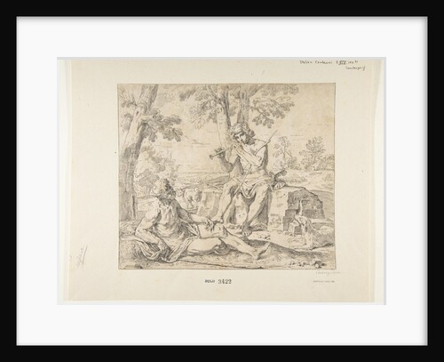 Mercury and Argus, ca.1630-1648 by Simone Cantarini