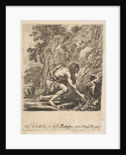 St. John the Baptist Drawing Water from a Spring, ca. 1649 by Stefano della Bella