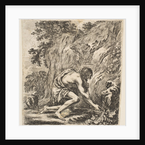 St. John the Baptist Drawing Water from a Spring, ca. 1649 by Stefano della Bella