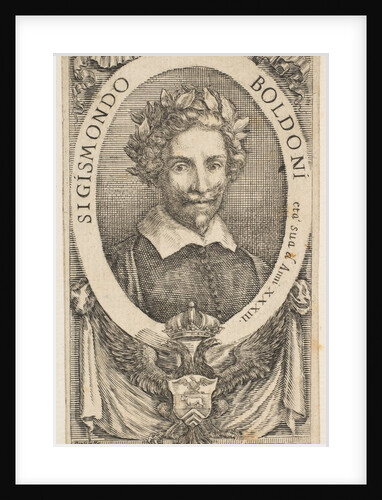 Portrait of the Poet Sigismond Boldoni, 1656 by Stefano della Bella