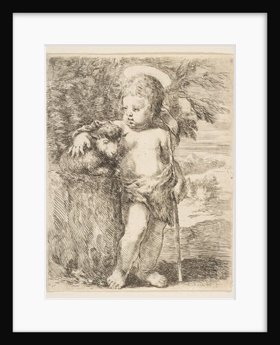 The Infant St. John the Baptist with his Lamb, ca. 1649 by Stefano della Bella