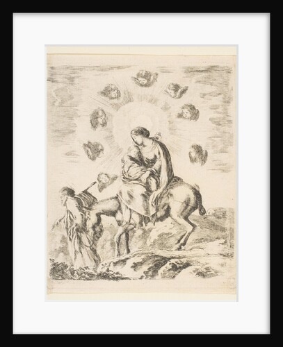 Flight into Egypt, ca. 1641 by Stefano della Bella