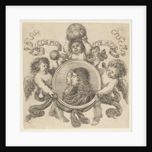 Portrait of Cosimo de' Medici and Marguerite Louise d'Orleans, His Wife, 1661 by Stefano della Bella