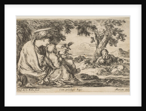 Rest on the Flight into Egypt, ca. 1641 by Stefano della Bella