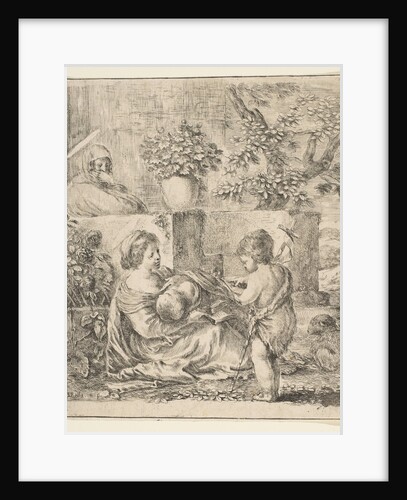 Virgin and Child with St. John the Baptist and St. Elizabeth, ca. 1641 by Stefano della Bella