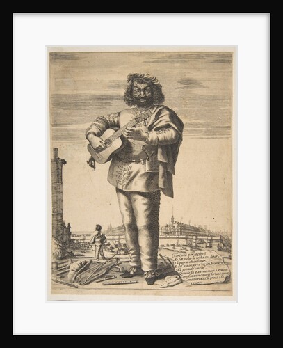 Carlo Cantu called Buffetto, 1646 by Stefano della Bella/Jean Couvay